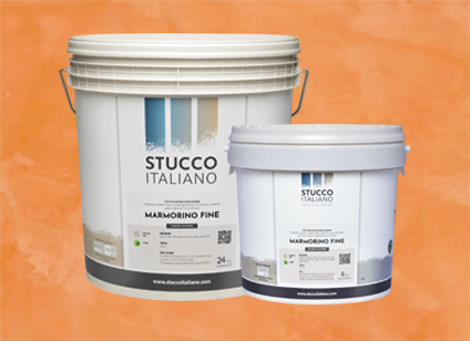 Kulör 012/1 Tangerine, Marmorino Fine